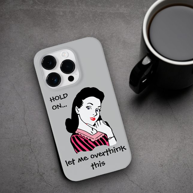 Funny Retro Frauen überdenken das Case-Mate iPhone Hülle (Von Creator hochgeladen)