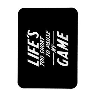 Funny Retro Gamer - Das Leben ist zu Kurz, um mein Magnet