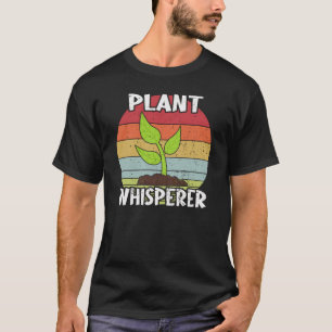 Funny Retro Gartenarbeit Pflanze Whispern T-Shirt