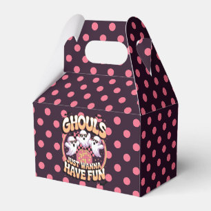 Funny Retro Ghost Halloween Gefallen Box Geschenkschachtel