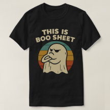 Funny Retro Ghost "This is Boo Sheet" | Halloween