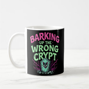 Funny Retro Gothic bricht den falschen Krypt auf Kaffeetasse