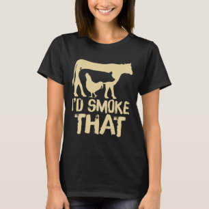 Funny Retro Grillen Party Smoker Koch Vater Gesche T-Shirt