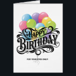 Funny Retro Happy Birthday Card Do Me A Gevor<br><div class="desc">Funny Retro Happy Birthday Card Do Me A Gevor</div>