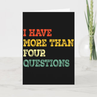 Funny Retro Happy Pover Gifts For Pover Seder  Karte