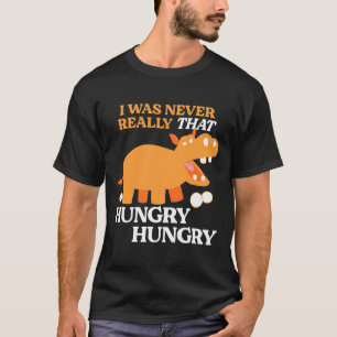 Funny Retro Hungerfestspiele Hippopotamus Eating T-Shirt