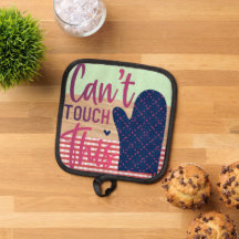 Funny Retro Kitchen Oven Mitt |