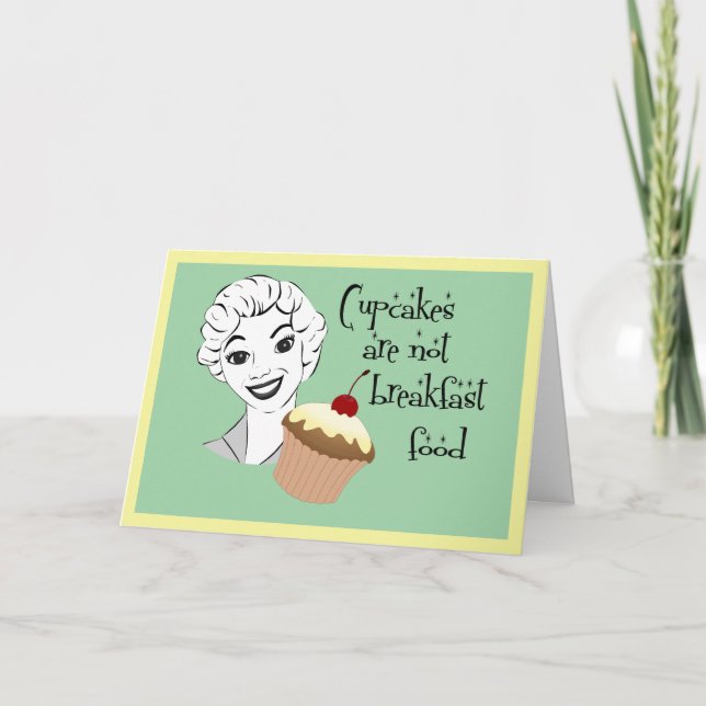 Funny Retro Mama Sprichwort Grußkarte Karte (Vorderseite)