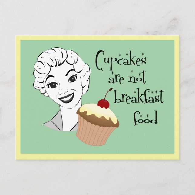 Funny Retro Mama Sprichwort Postkarte (Vorderseite)