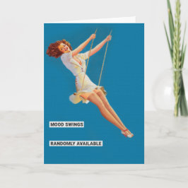 Funny Retro Pinup Karte