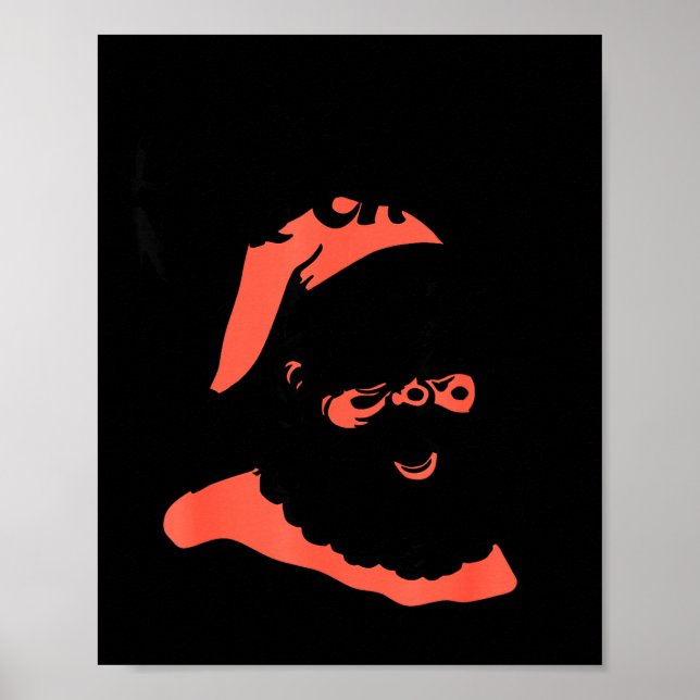 Funny Retro Santa Let's See Some Big Nick Energy C Poster (Vorne)