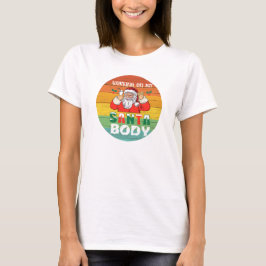 Funny Retro Santa T - Shirt