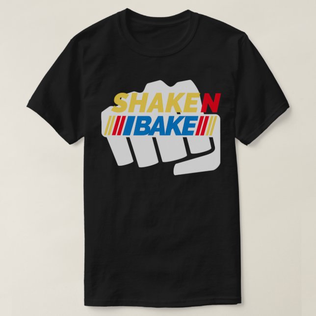 Funny Retro Shake N Bake Parable T-Shirt (Design vorne)
