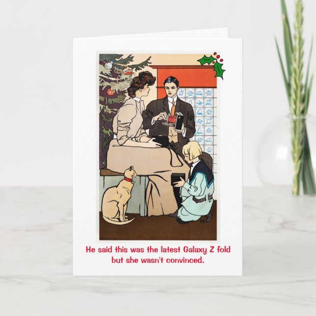 Funny Retro Smartphone Weihnachten (Vorderseite)