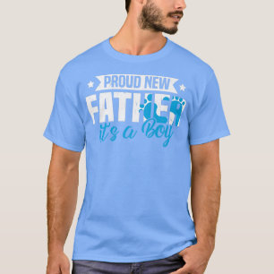 Funny Retro Stolz neuer Vater Es ist ein Junge Ges T-Shirt