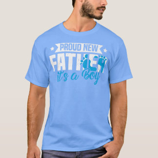 Funny Retro Stolz neuer Vater Es ist ein Junge Ges T-Shirt