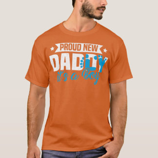 Funny Retro Stolz New Daddy Es ist ein Junge Gesch T-Shirt