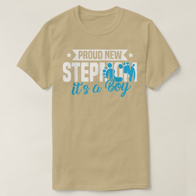 Funny Retro Stolz New Stepmutter Es ist eine junge T-Shirt (Design vorne)
