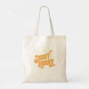 Funny Retro Summer Typografie Tragetasche