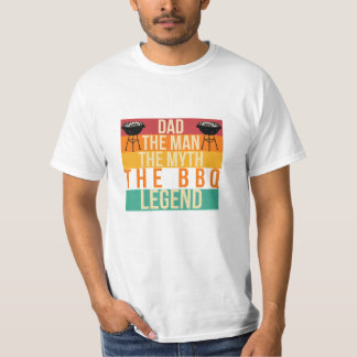 Funny Retro Vater GRILLEN Legend Vatertag T - Shir T-Shirt