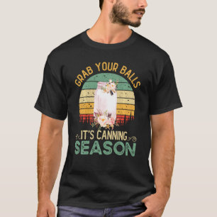 Funny Retro Vintag schnappen Sie sich die Bälle, e T-Shirt