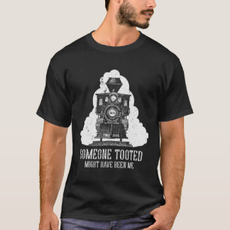 Funny Retro Vintager Dampfzug Motor Züge Jemand zu T-Shirt