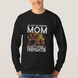 Funny Retro Vintager Feuerwehrmann Mama T-Shirt