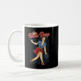 Funny Retro Womens Zehn Button Bowling Go Balls De Kaffeetasse