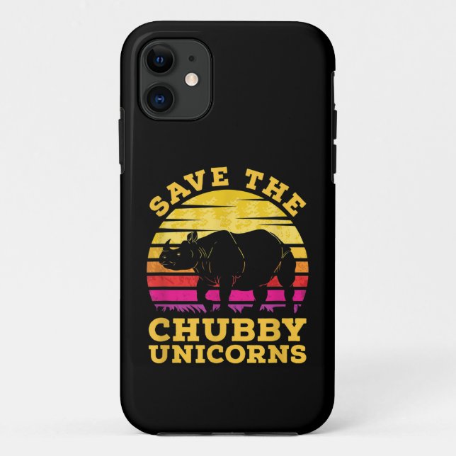 Funny Rettete The Chubby Unicorns Zoo Keeper Case-Mate iPhone Hülle (Rückseite)