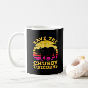 Funny Rettete The Chubby Unicorns Zoo Keeper Kaffeetasse
