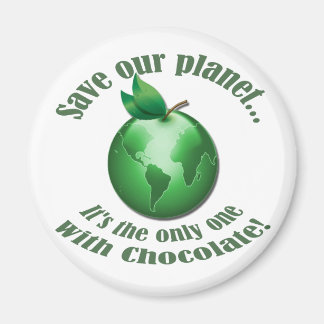 Funny Rettete unseren Planeten Magnet