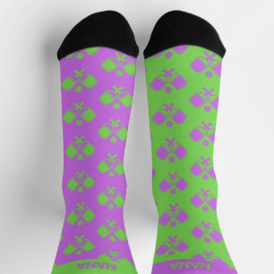 Funny Reversed Pickleball Crew Socks Socken