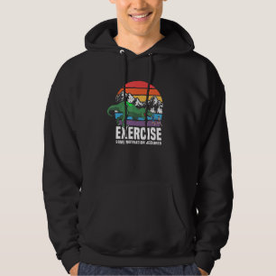 Funny Rex Gym Übung Workout Fitness Motivationa Hoodie