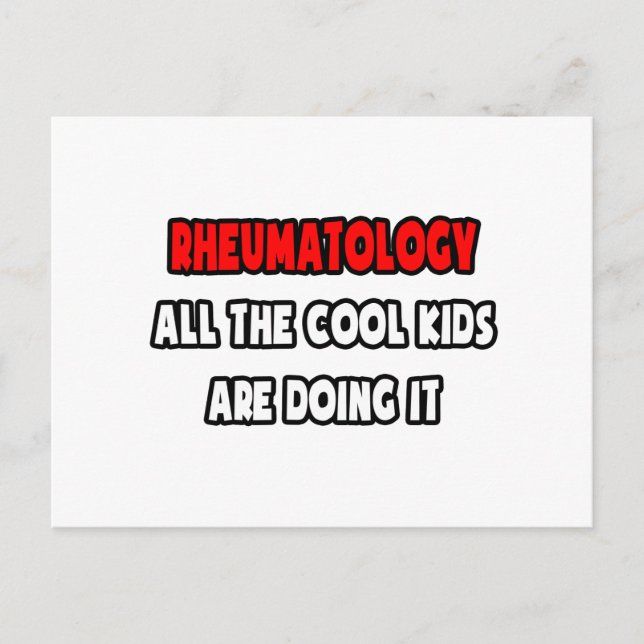 Funny Rheumatologist Shirts und Geschenke Postkarte (Vorderseite)