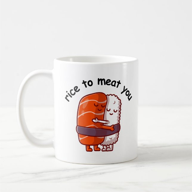 Funny Rice to Meat You Kaffeetasse (Links)