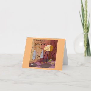 Funny Rick London Comic Karte