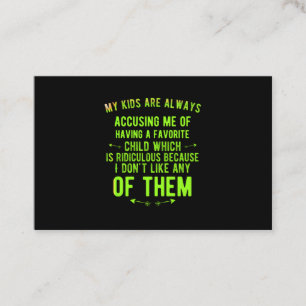 Funny Rilächelndes Kind Visitenkarte