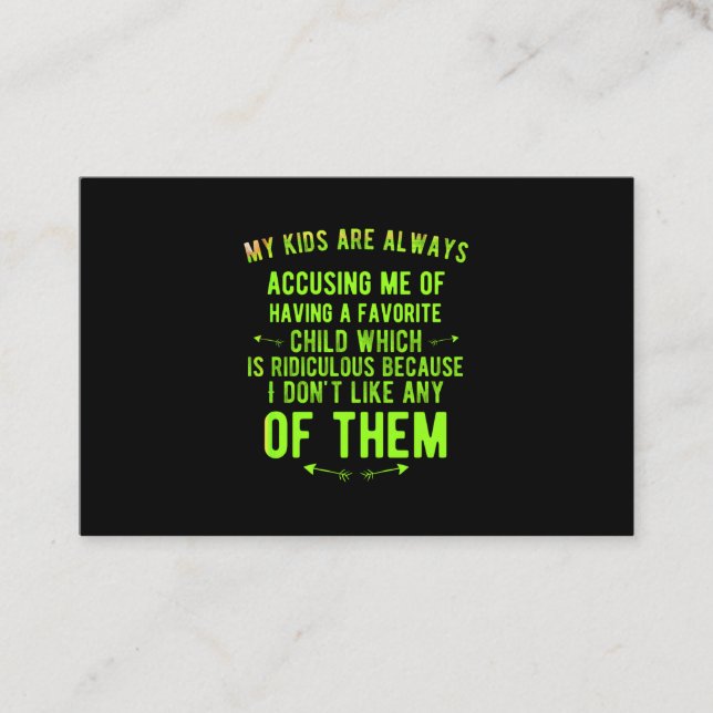 Funny Rilächelndes Kind Visitenkarte (Vorderseite)