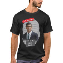 Funny Rishi Sunak Mugshot Lock Ihm Up