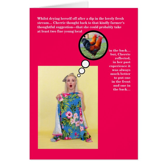 Funny Risqué Spaß Joke Valentine's Day Card (Vorne)