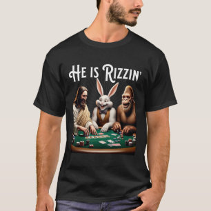 Funny Rizz Er Rizzin Jesus T-Shirt