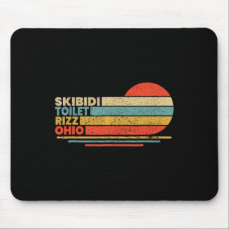 Funny Rizzler Skibidi Toilet Rizz Ohio - Uni-erwac Mousepad