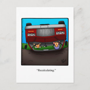 Funny Road Trip Spaß Postcard Postkarte