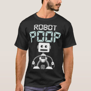 Funny Robot Kackte Moderne Technologie Computer Ro T-Shirt