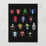 Funny Roboter Girls Boys Robot Postkarte<br><div class="desc">Funny Roboter Girls Boys Roboter. Retro Robot Kids Technology Cool Robotics.</div>