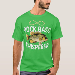 Funny Rock Bass Fischen Süßwasser Fisch T-Shirt