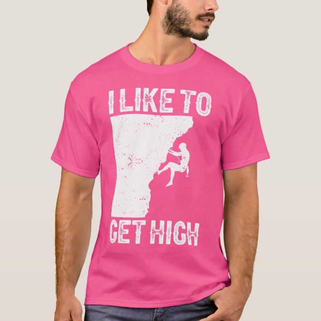 Funny Rock Klettern für Männer Frauen Berg Indoor T-Shirt (Vorderseite)