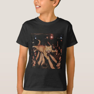 Funny Rock Show Cat Meme Niedlich Tabby Kitten Cro T-Shirt