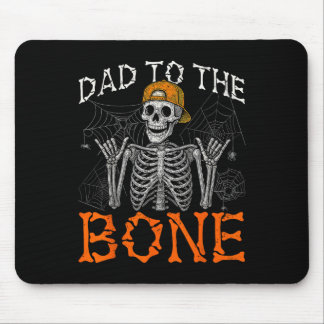 Funny Rock Vater zu Knochenskelett Halloween-Koste Mousepad