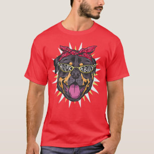 Funny Rockabilly Rottweiler Rock'n'Roll Dog Lover T-Shirt